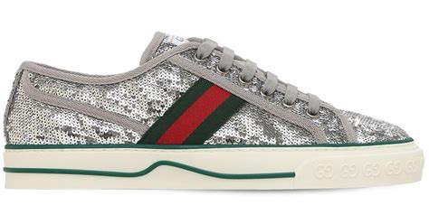 gucci running shoes sequin|Gucci inspired tennis shoes.